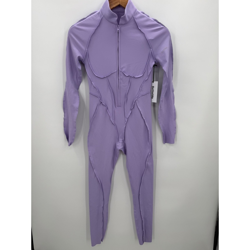 BetterMe BTTRM Lavender Purple‎ Full Length Catsuit XS NWT